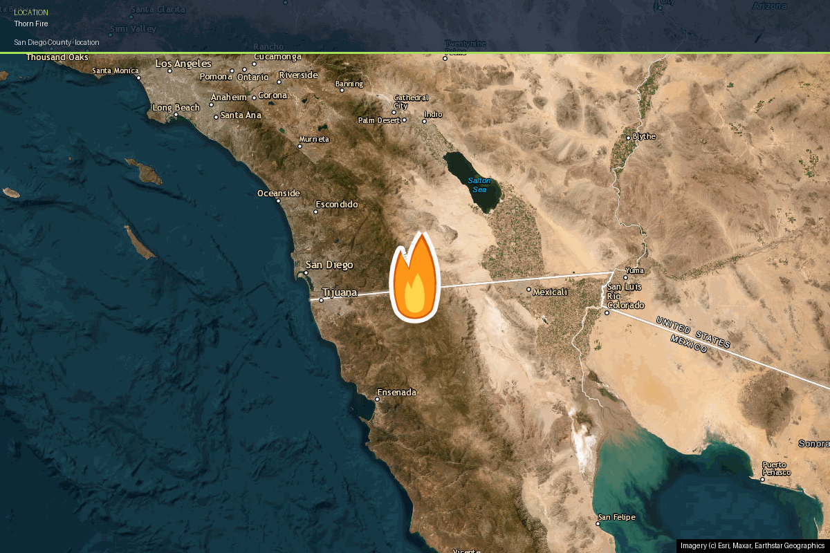 The Thorn Fire: How 1,234 Acres Burned Past Boulevard in a Single Afternoon
