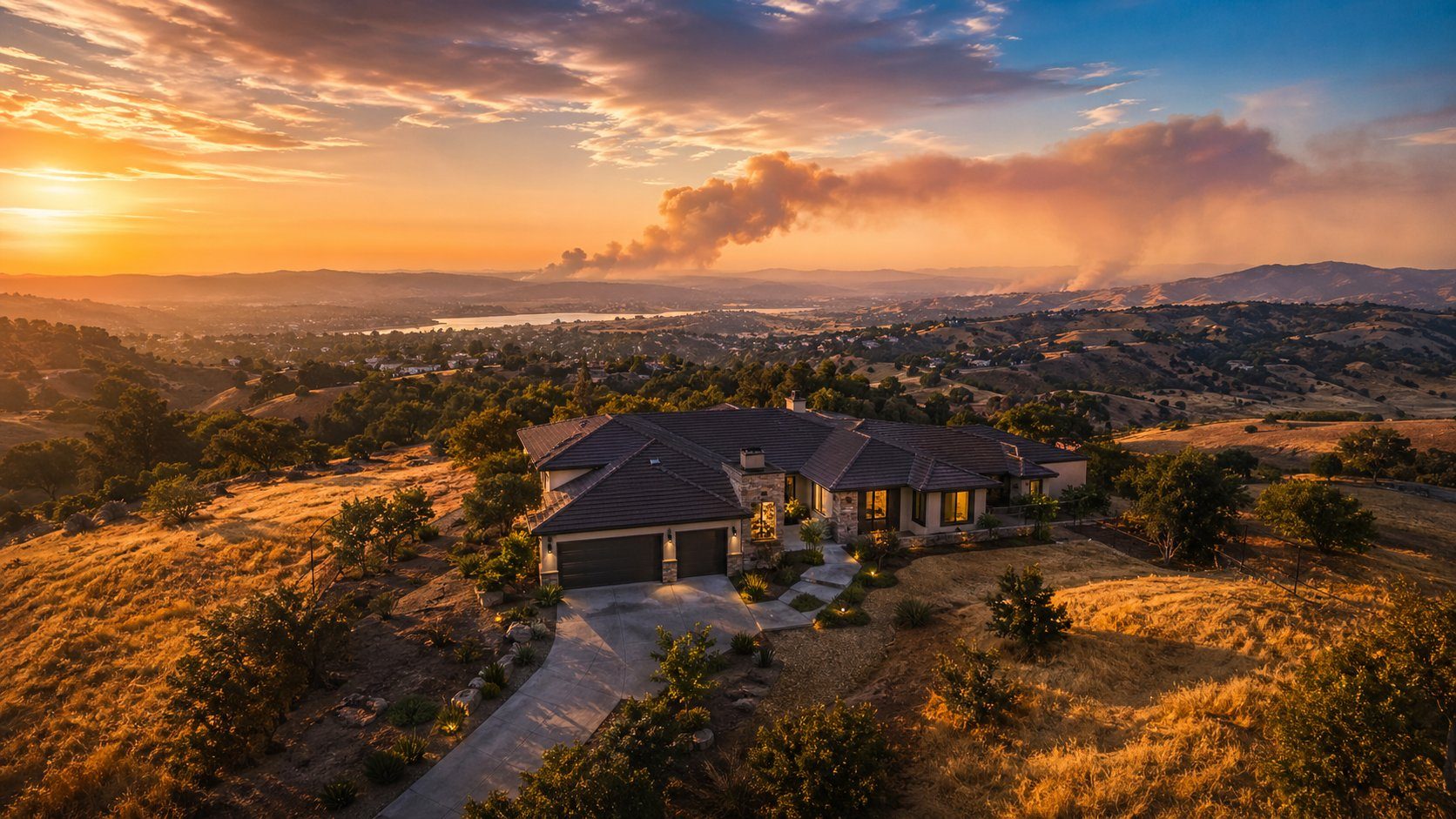 California wildfire risk property